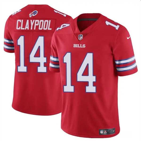 Men & Women & Youth Buffalo Bills #14 Chase Claypool Red 2024 Vapor Untouchable Limited Stitched Jersey